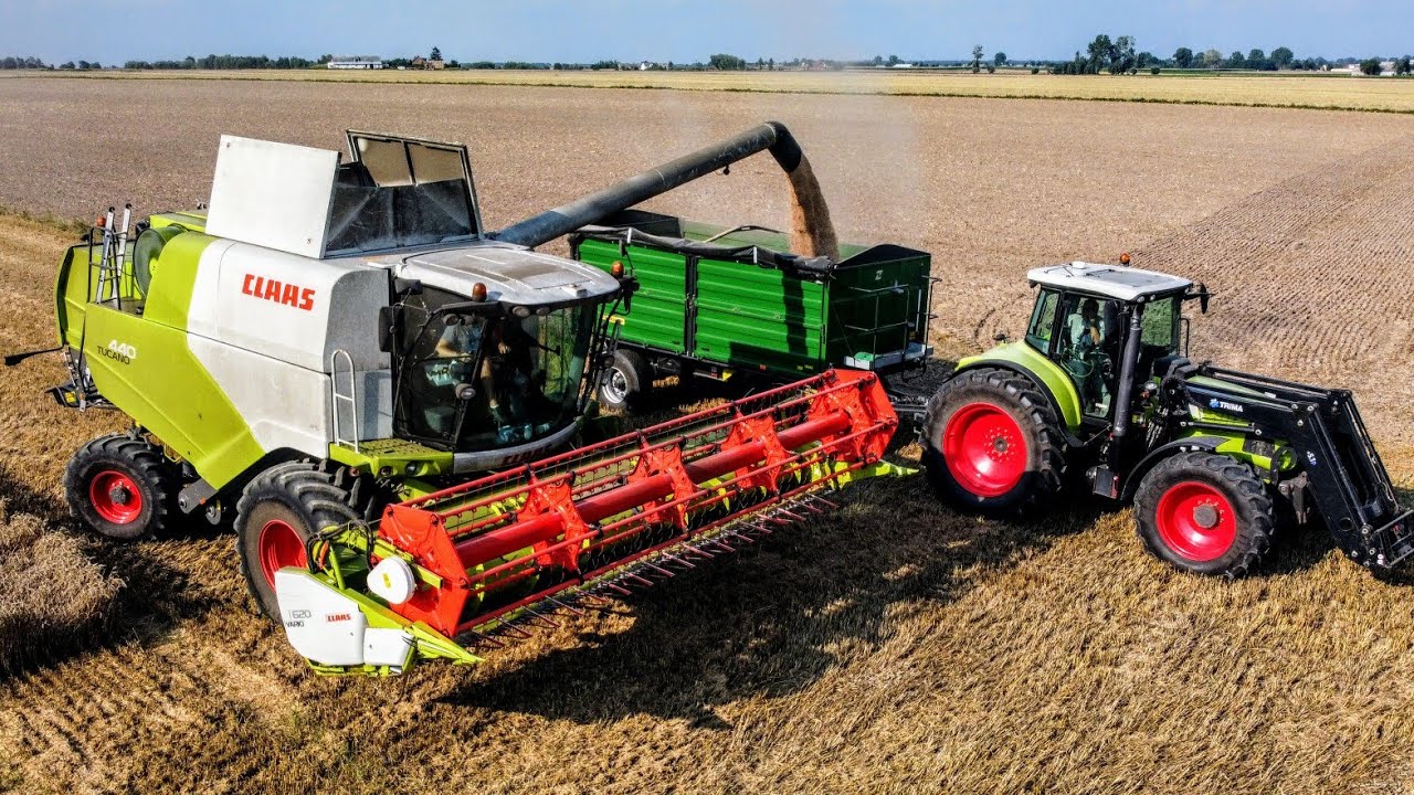 Żniwa z CLAAS-Ą 2020 ☆ Claas Tucano 440 ☆ Claas Arion 640 [ Konkurs CLAAS ]
