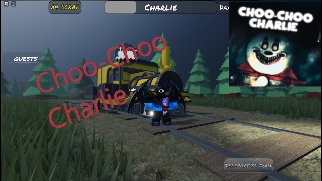 Roblox Choo-Choo Charlie(All Quests/Fully Upgraded Train)