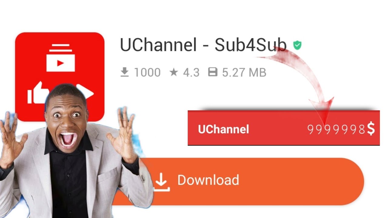uchannel hack unlimited coins | u channel mod apk | u channel | sub4sub unlimited coins