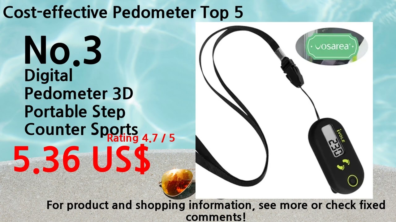 Sep. 2024 Cost-effective Pedometer Ranking