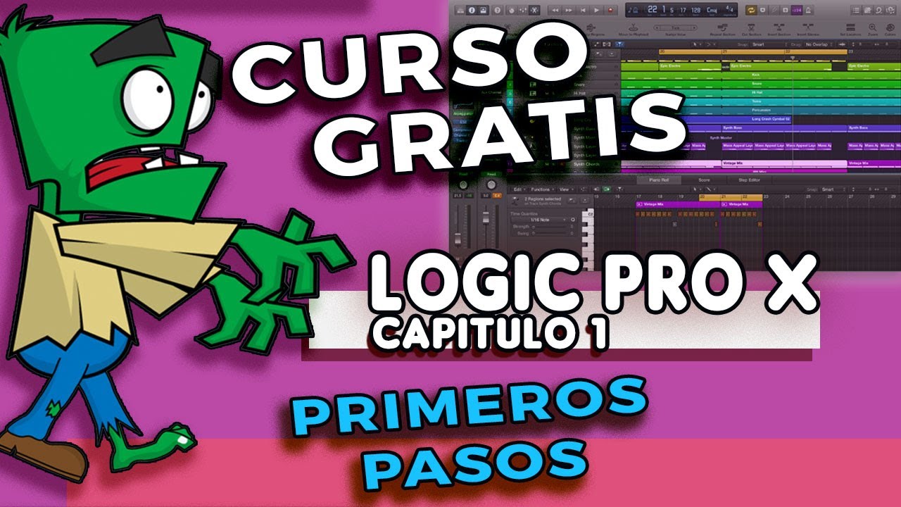 COMO USAR LOGIC PRO X CAPITULO 1(NIVEL: BASICO) CURSO GRATIS 🎁[RAPIDO Y FACIL]