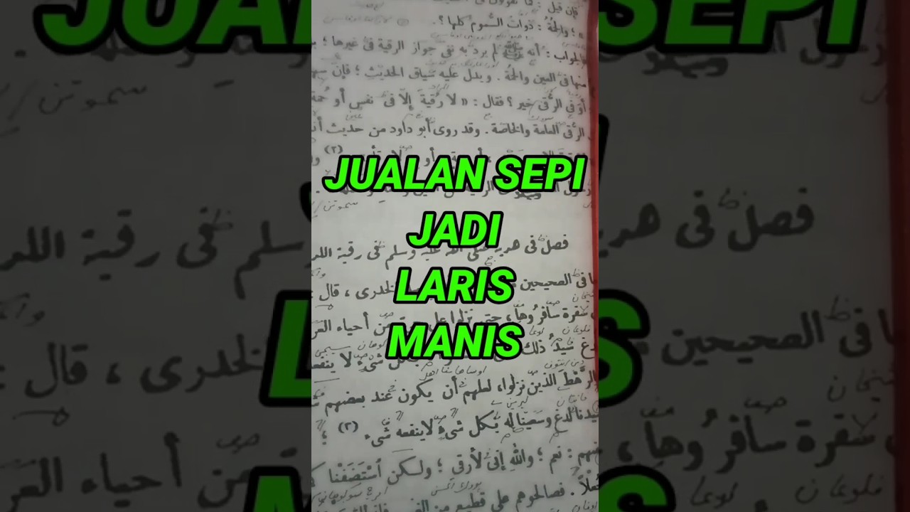 DOA JALBU ZUBUN; pelaris jualan ampuh, jualan sepi langsung laris