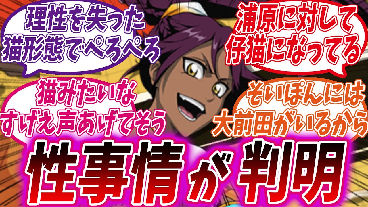 夜一の性事情が判明したことに対する読者の反応【BLEACH反応集】