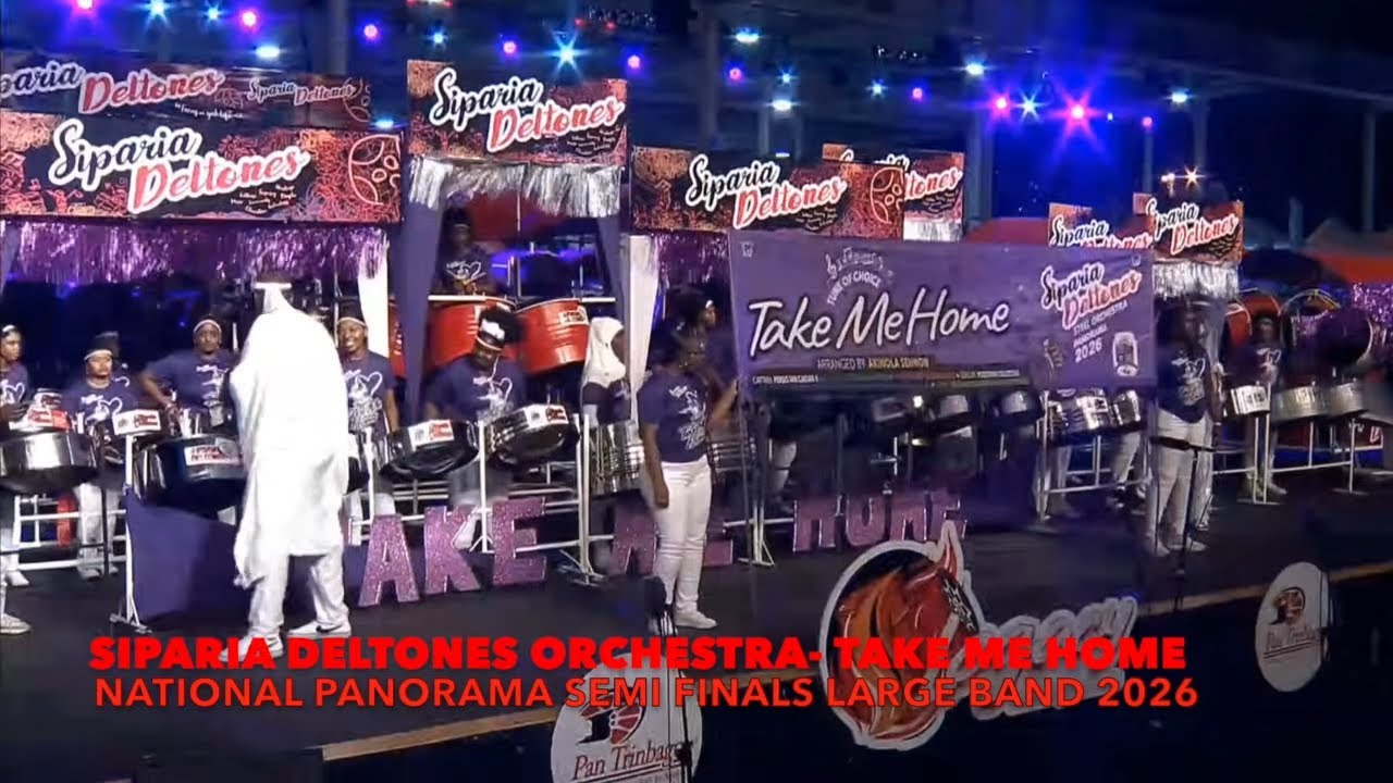 Siparia Deltones Steel Orchestra Large Band Panorama Semi-Finals 2026 Trinidad Carnival