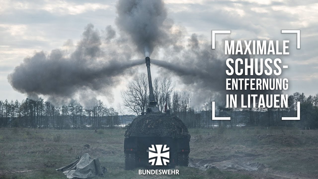 Panzerhaubitze 2000 schießt Maximaldistanz I Bundeswehr