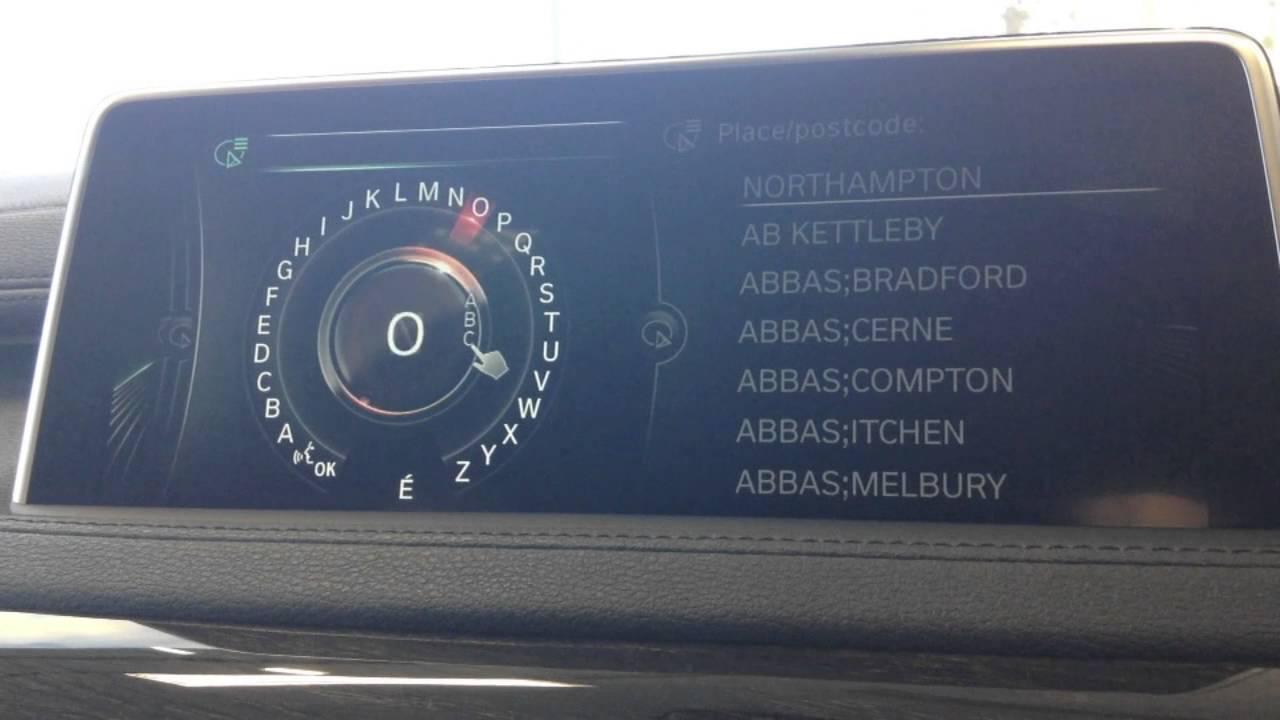 How To - Enter A Sat Nav Destination