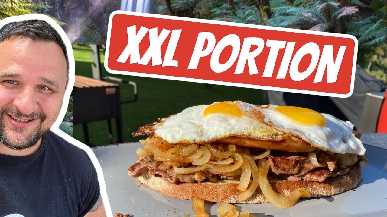 XXL STEAK MEAL / STRAMMER KLAUS vom GRILL --- Klaus grillt