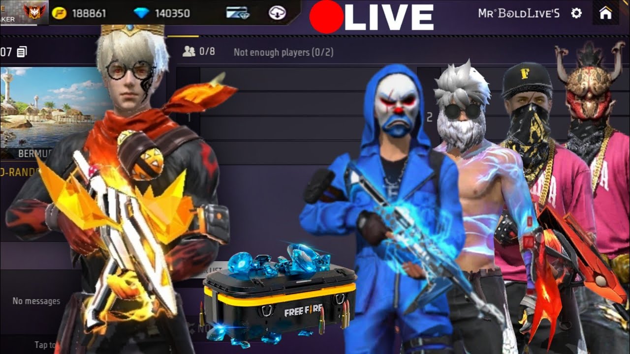Live streaming of MR BOLD LIVE#live #freefire #gaming 🤝#viral 🔴
