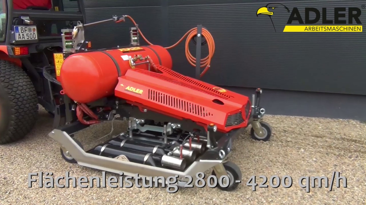 ADLER Heater 1400 Heckanbau mit Handbrenner
