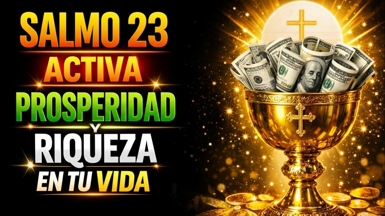¡HAZ ESTO YA! 🔥Activa el Salmo 23 y Multiplica tu Prosperidad y Finanzas 7 Repeticiones 💵