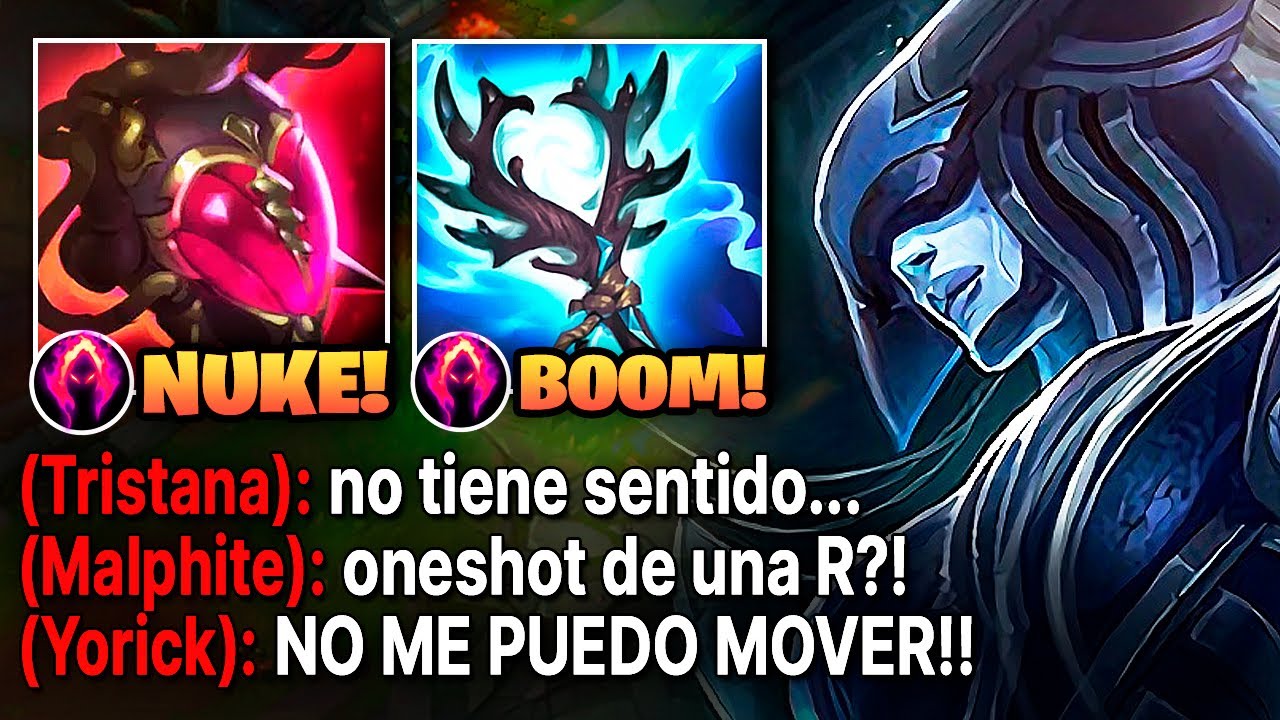Lissandra Pero Cada R quita el 200% de Vida con full AP