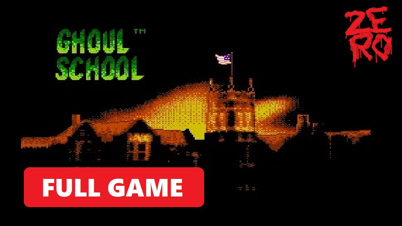 {NES} GHOUL SCHOOL (FULL GAME) - FIRST PLAYTHROUGH/ ALL ITEMS