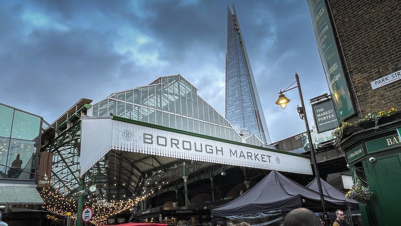 [4K] 🇬🇧UK London NO.1 FAMOUS - BOROUGH MARKET | Food Market | Street Food
