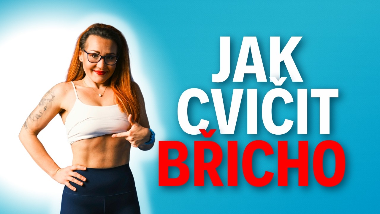 Jak cvičit BŘICHO bez zapojení krční páteře | TOP Cviky na BŘICHO |ABS | 6 min 