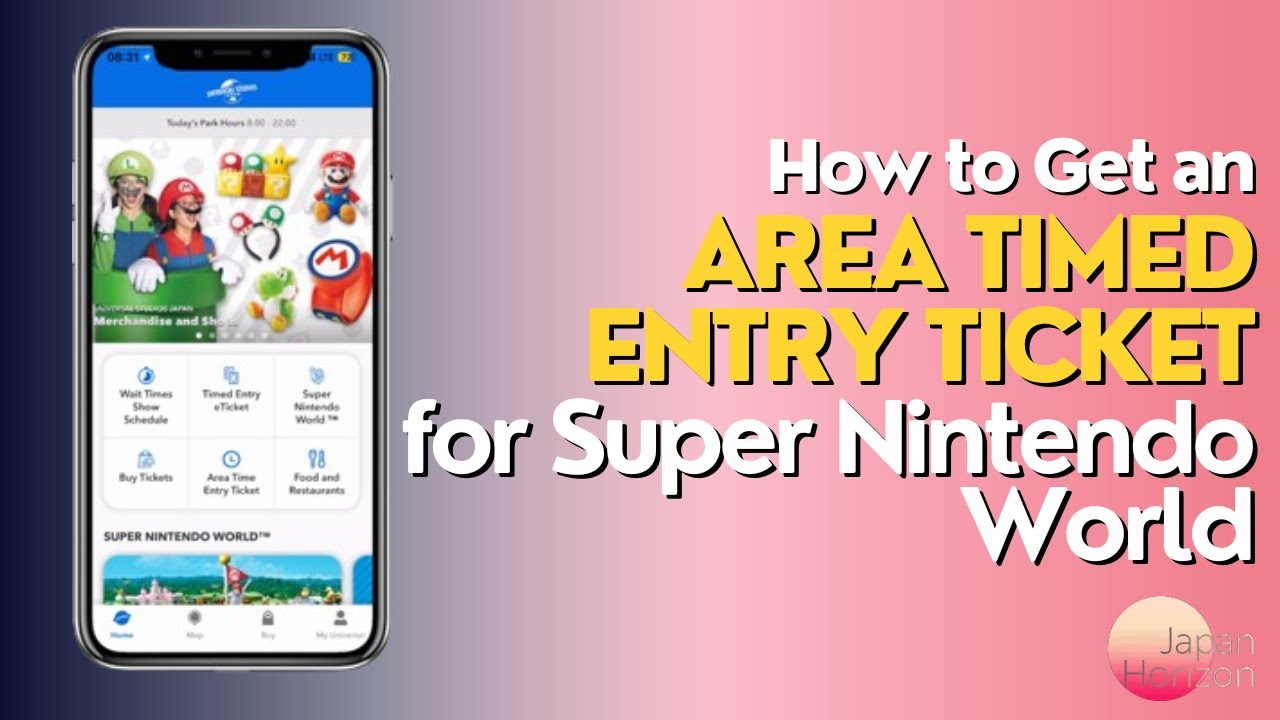 How to Get an Area Timed Entry Ticket for Super Nintendo World