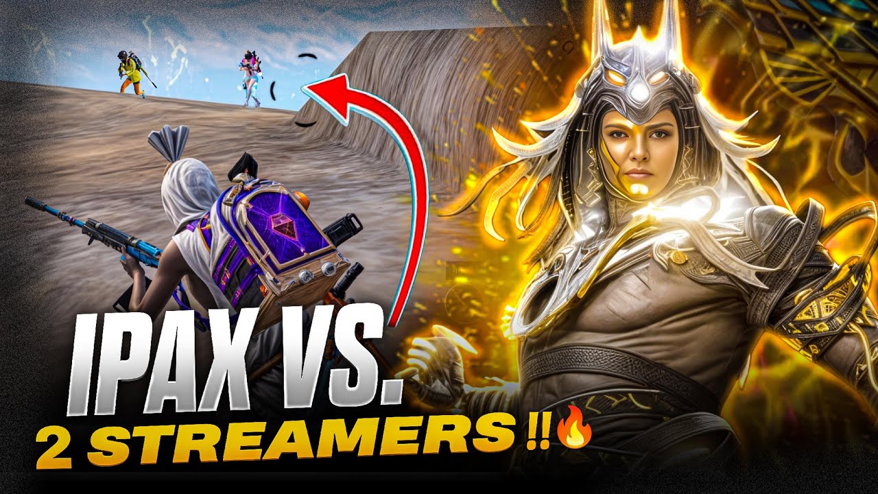 IPAX vs. 2 Streamers But Reaction STILL LOADING&hellip; / BGMI 🔱