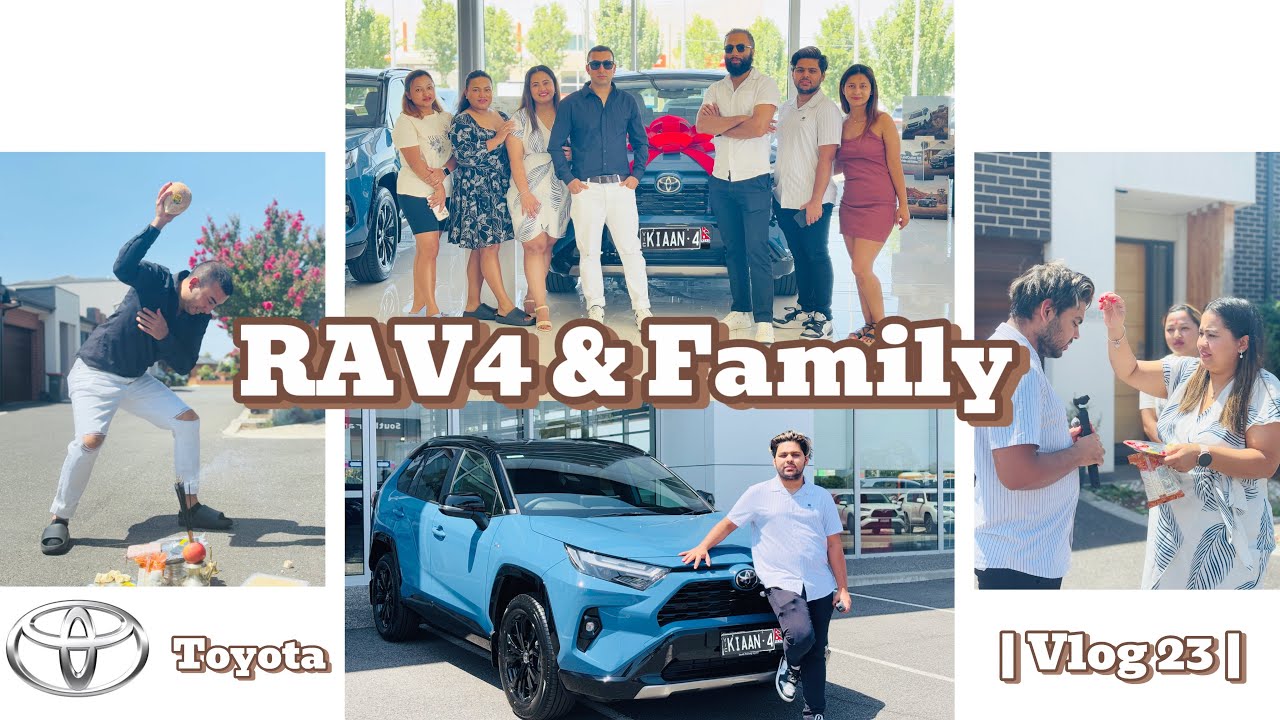 Bringing Home a Toyota RAV4 in Australia | Vlog 23 | Showroom Experience & Traditional Puja