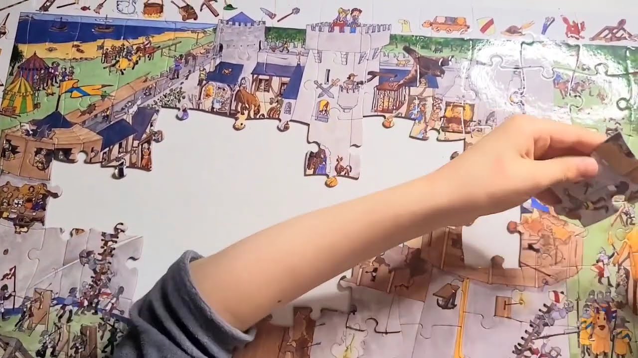 Le château fort puzzle 100 pièces