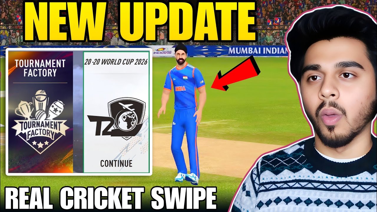 Real Cricket Swipe T20 World Cup 2026 Update & Gameplay