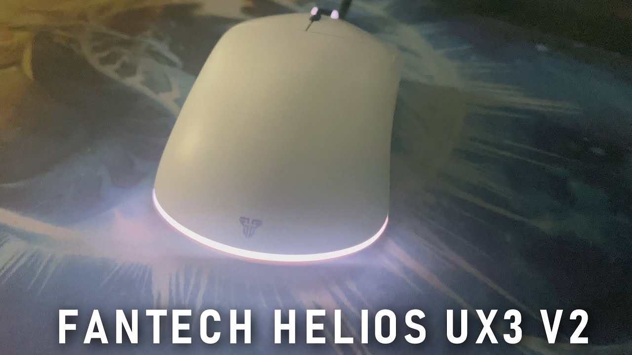 MEU NOVO MOUSE FANTECH HELIOS UX3 V2 + FORTNITE CLIPES