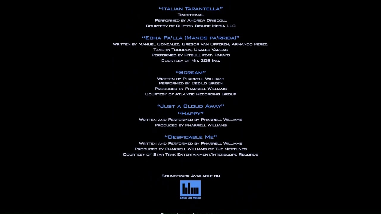 Despicable Me 2 (2013) Credits