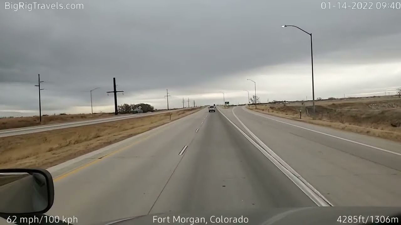 BigRigTravels LIVE | Fort Morgan, CO to Lincoln, NE [I-76, I-80] (1/14/22)
