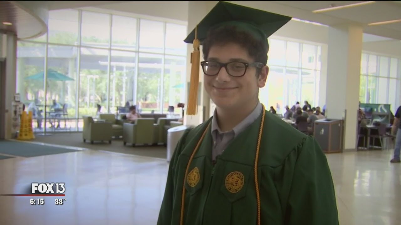 16-year-old is youngest graduate in USF history