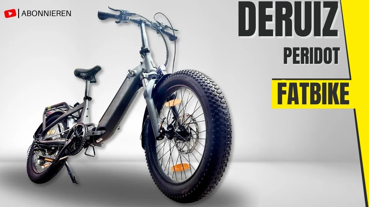 ⚡ DERUIZ PERIDOT - FATBIKE ZUM FAIREN PREIS! 🚴‍♀️💨 E-Bike Test #deruiz #günstig #ebike #fatbike