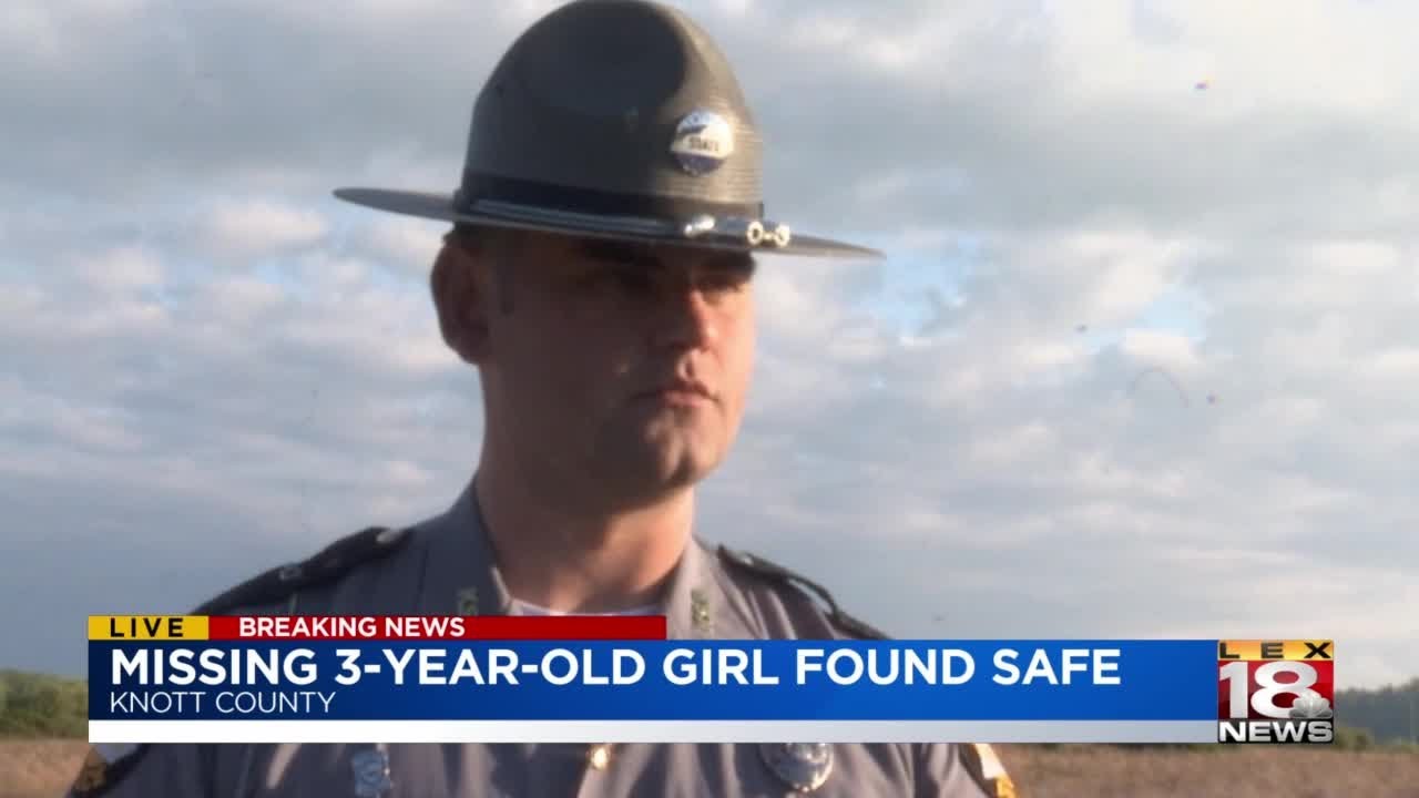 Missing 3-year-old found safe in Knott County