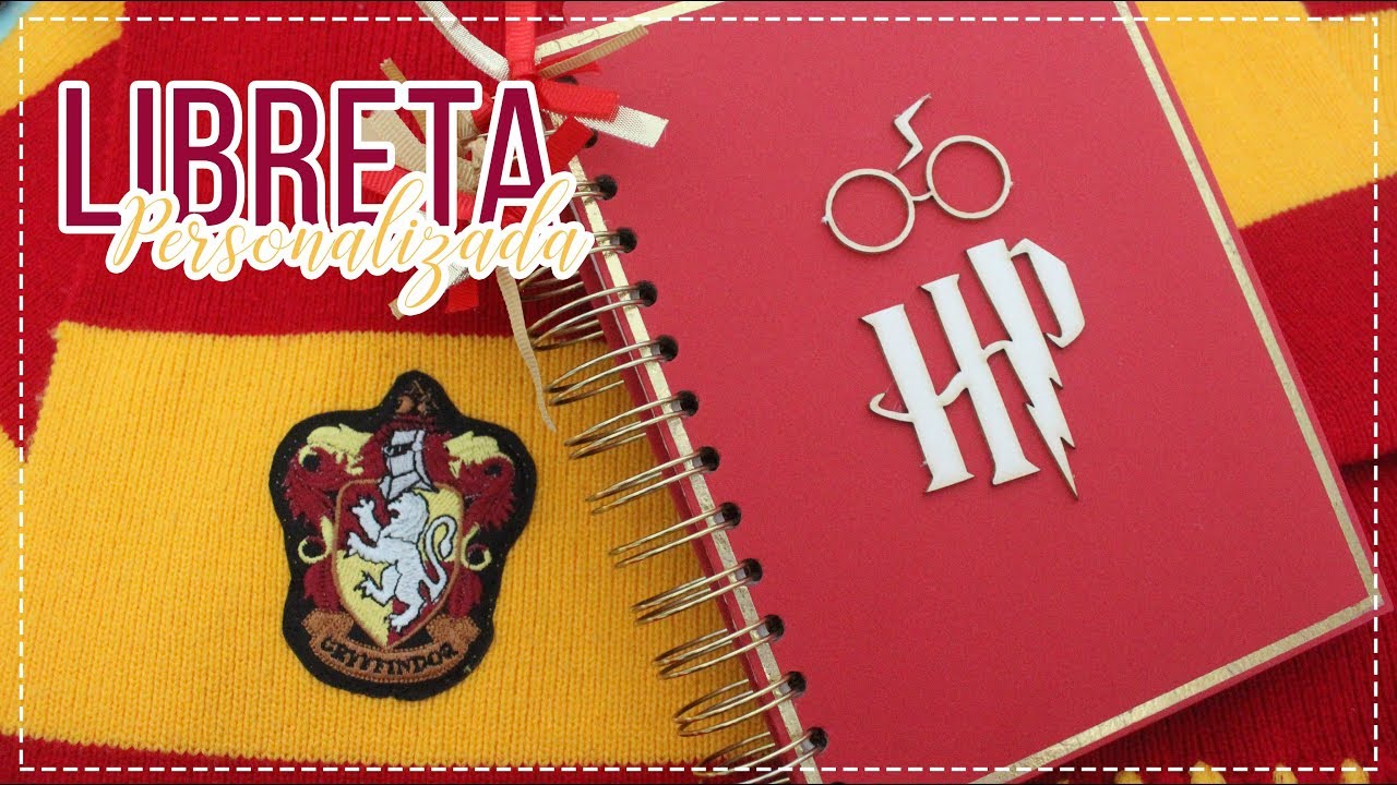 Cómo hacer una LIBRETA de HARRY POTTER