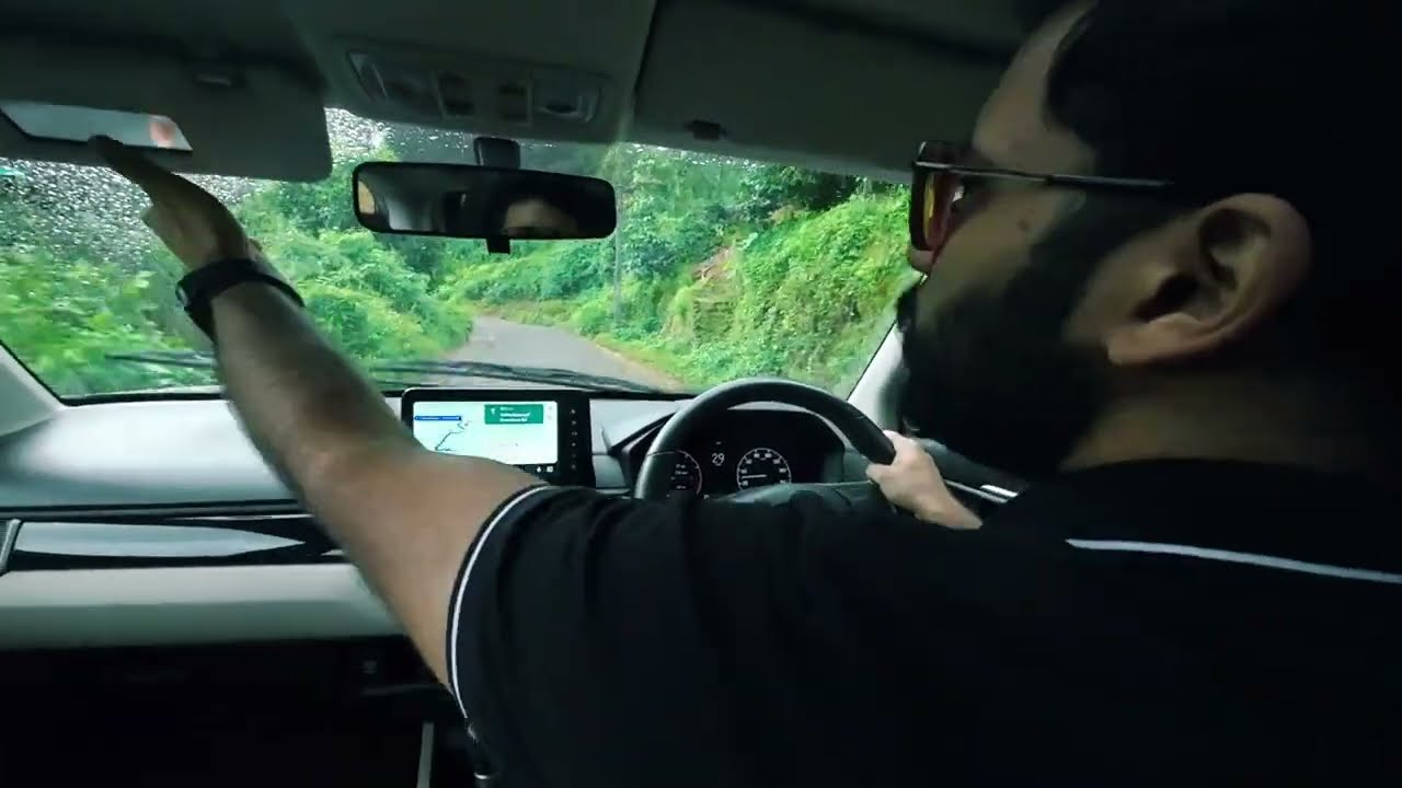Quiet Green Road Driving. Honda Elevate Manual. 