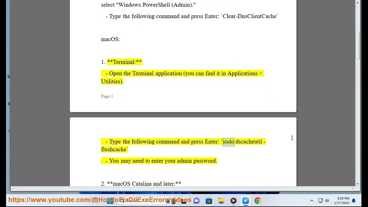 Flush DNS on Windows/Mac/Linux/Andoid/iOS. Flush website DNS​?