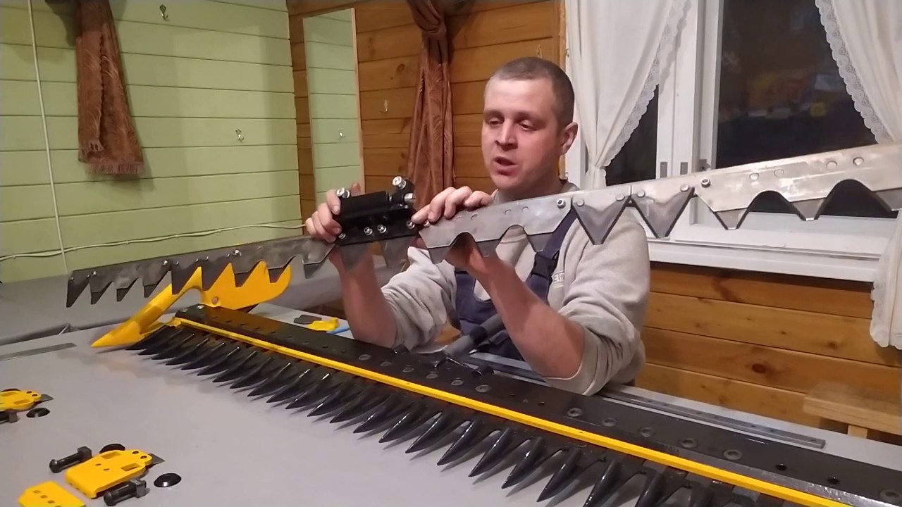 Модернизация режущего аппарата (жатки). Часть 1. Чешская косилка МФ 70, МФ 73.