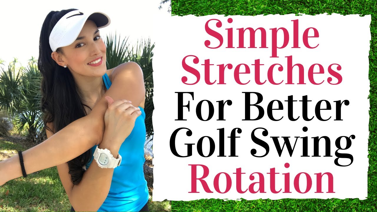 GOLF STRETCHES for better ROTATION - Golf Fitness Tips