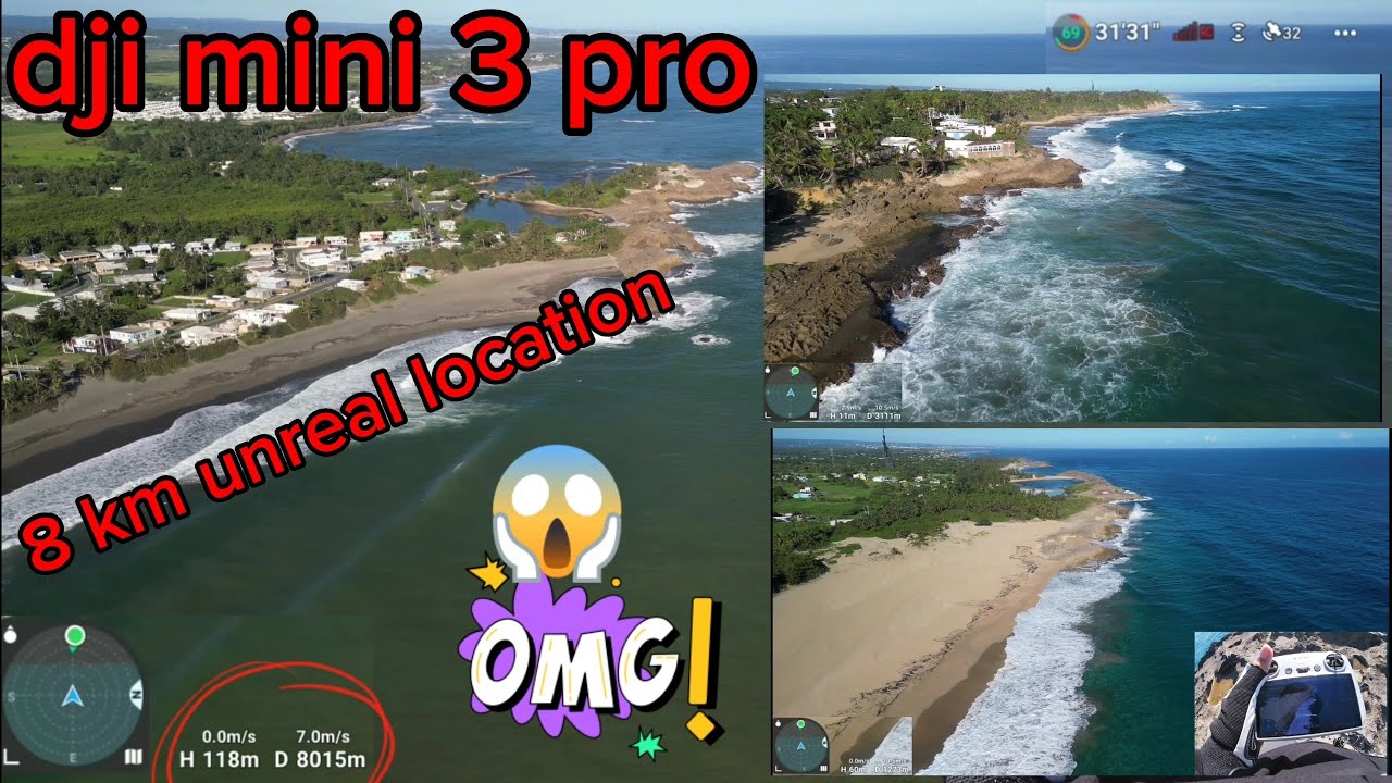 dji mini 3 pro  8km flight in an unreal place #djimini3pro #mini2 #dji #distance #fcc #ce #trending