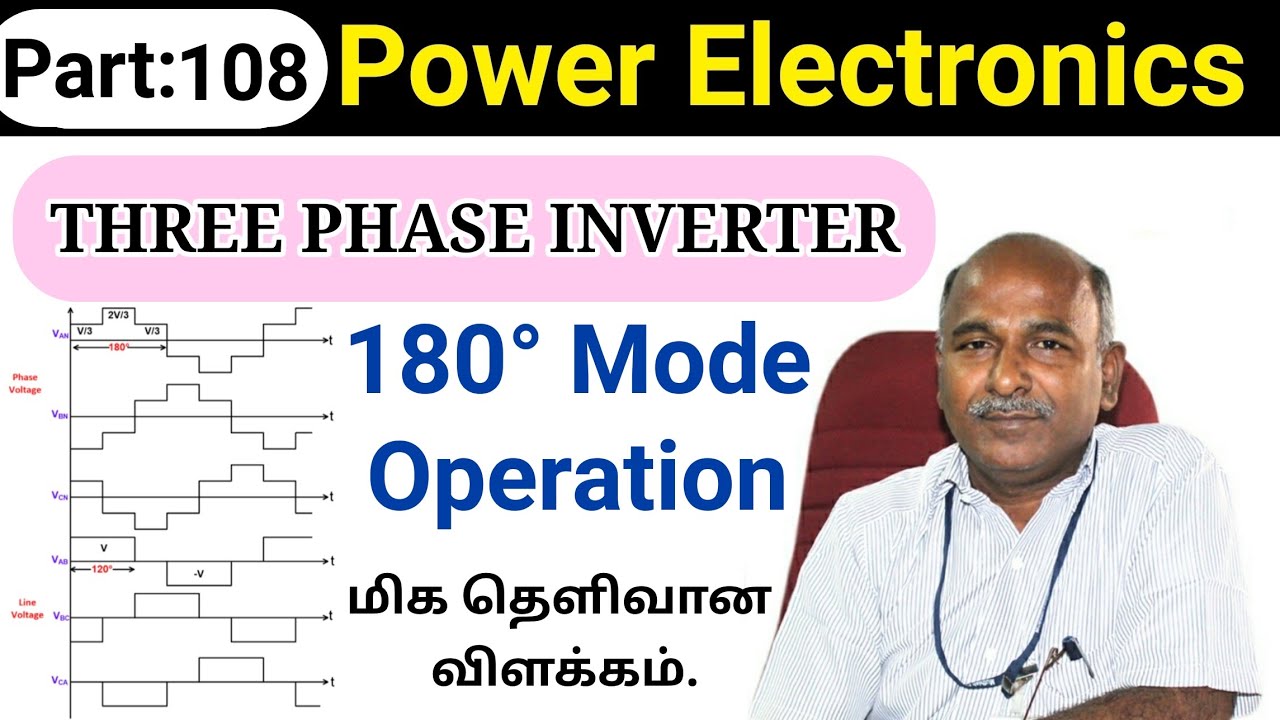 180°Mode 3phase Inverter working in tamil