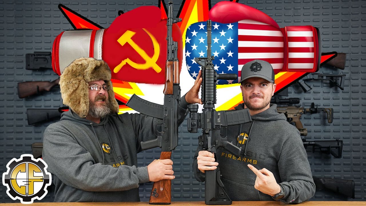 M4A1 против АК-74М (США против России)
