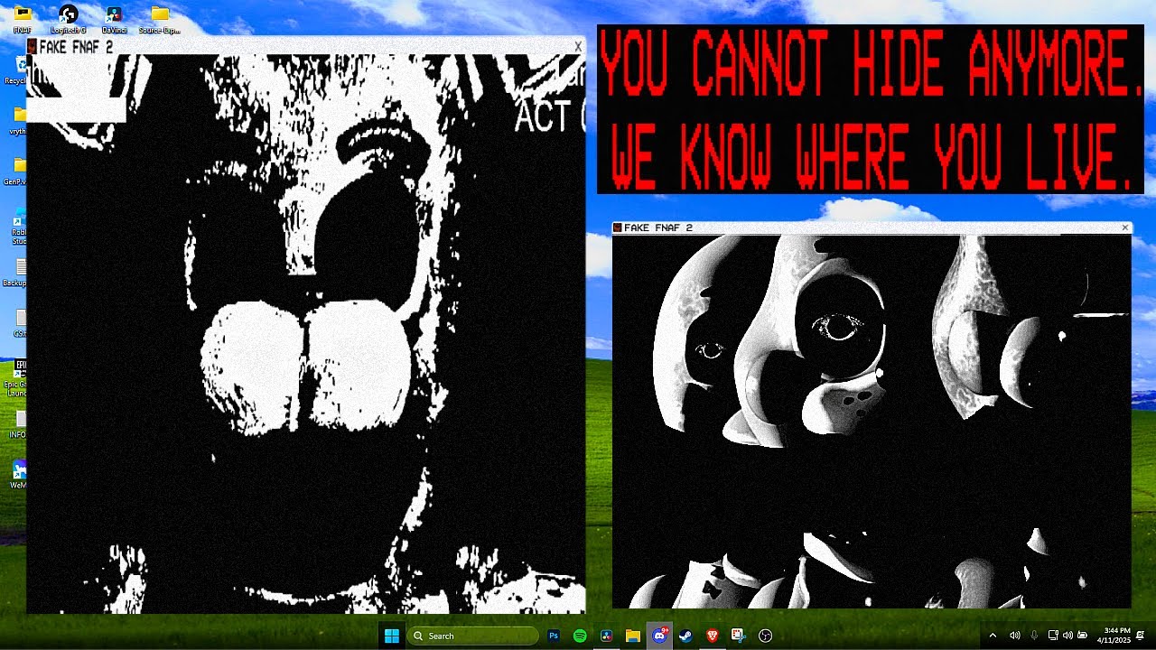 I Downloaded A FNAF Virus And It Found My ADDRESS