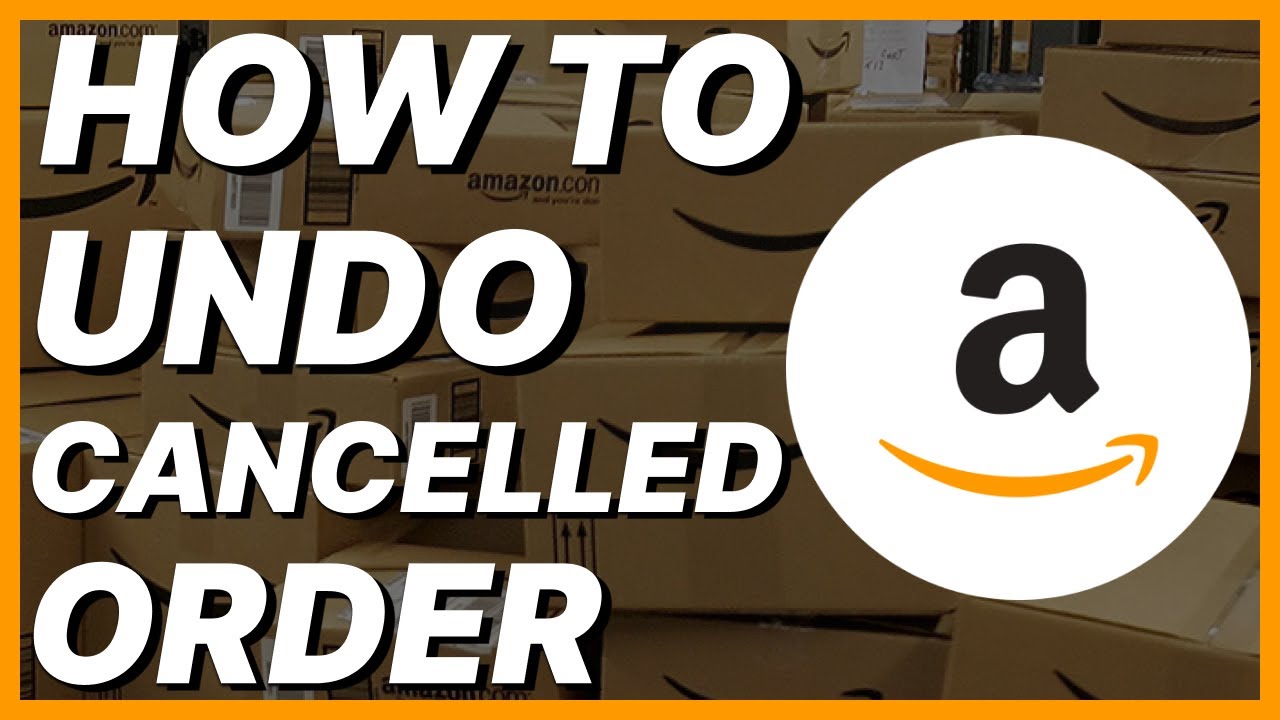 Как отменить отмененный заказ на Amazon?