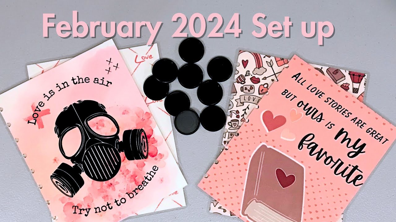 February 2024 Planner Set up | Set up My Planner with Me | Planner Organization | Planner Refresh