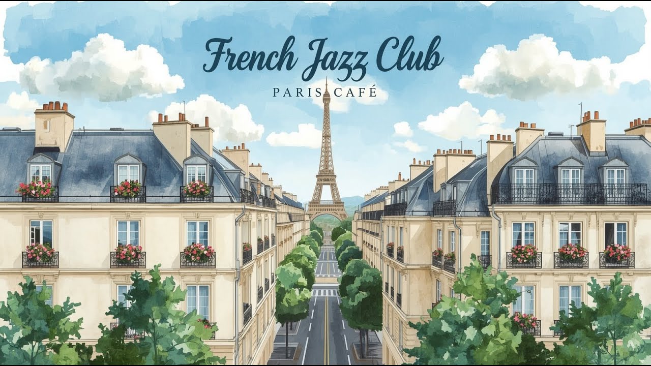 🔴 LIVE | PARIS CAFÉ ☕ French Café Instrumental Music | Study, Work & Chill