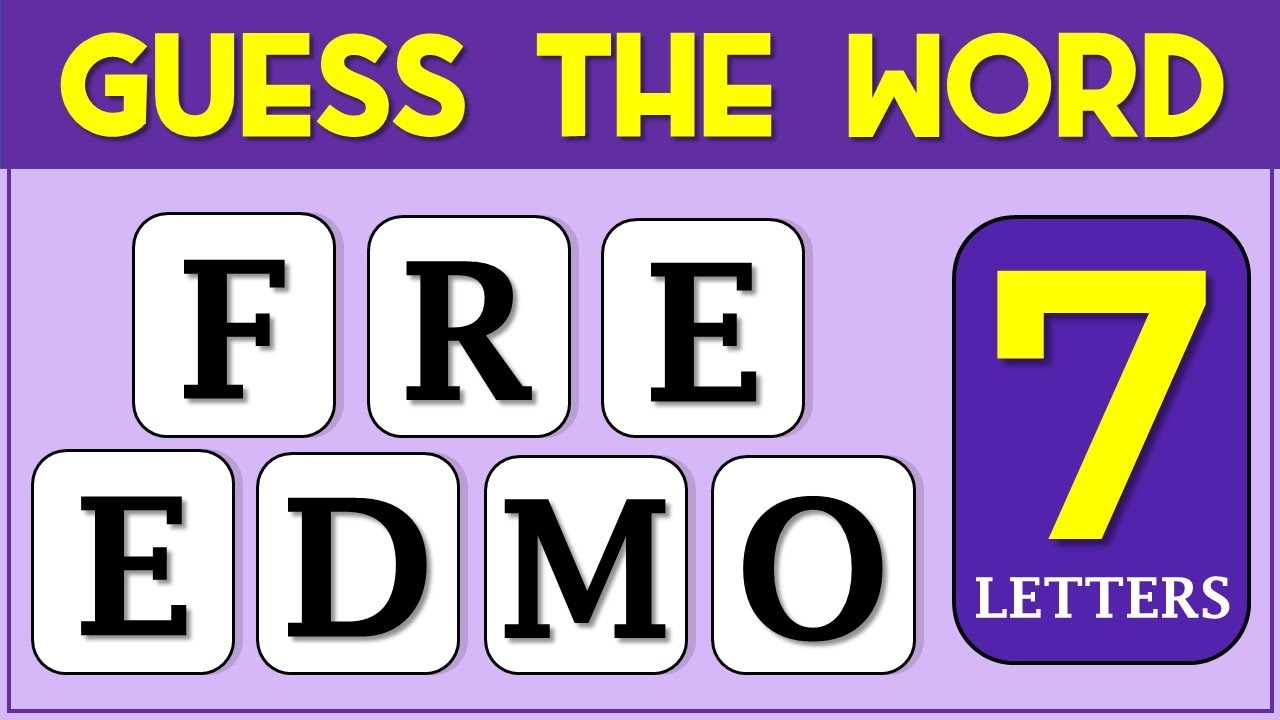 Scrambled Word Game | Can You Score 20/20? | 99% Cannot | - Part 16