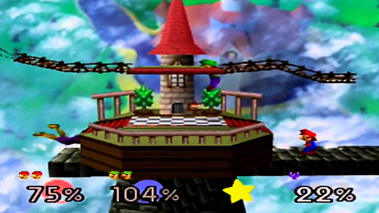 ABM: Super Smash Bros 64 Gameplay Match !! HD