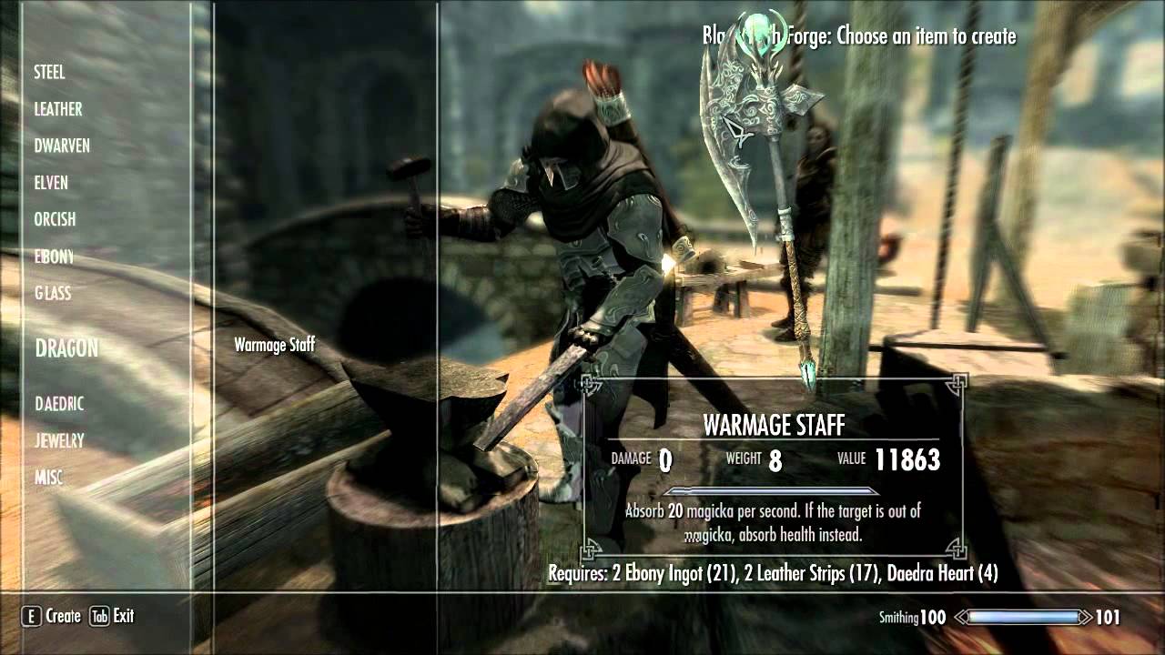 Skyrim Mods #21 - Warmage Armour + Capes + Weapons (HD)