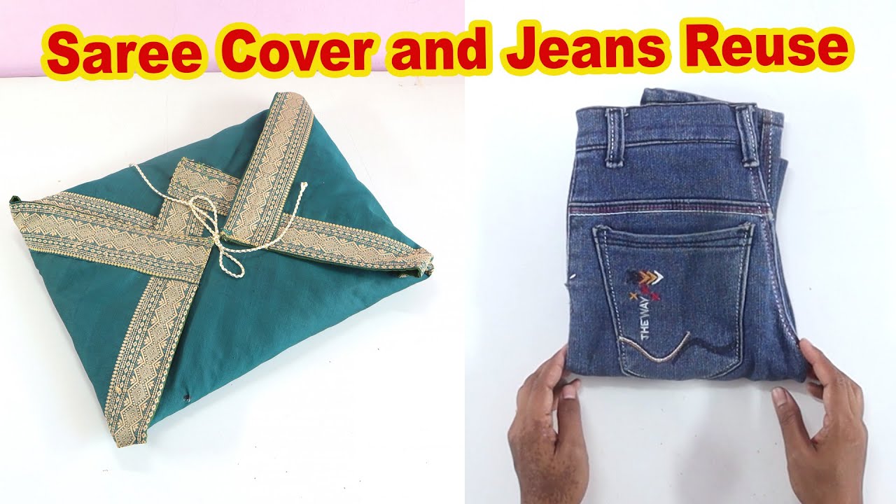 Reuse Old Jeans at Home | Waste to Best DIY