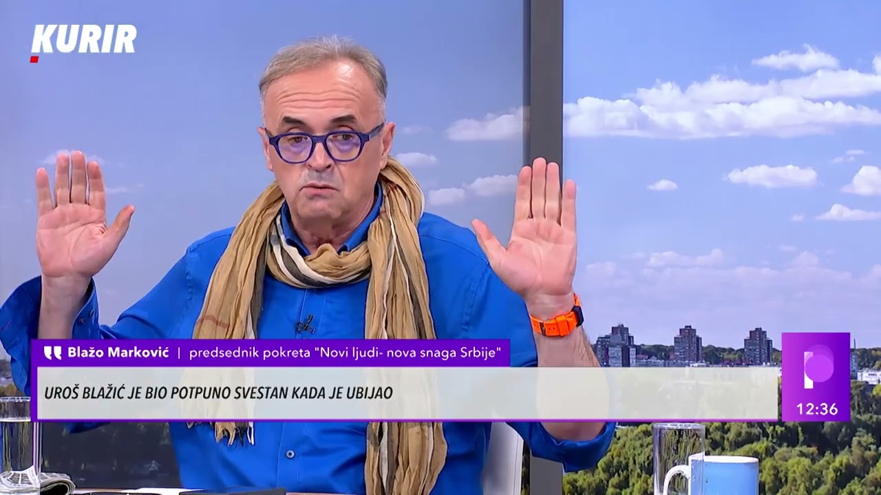 Blažić je ovo rekao što znači da je bio URAČINLJIV: 
