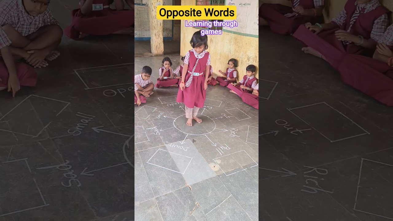 Opposite Words - Learning through games | Teacher Innovation Ideas | Creative teaching #english #yt