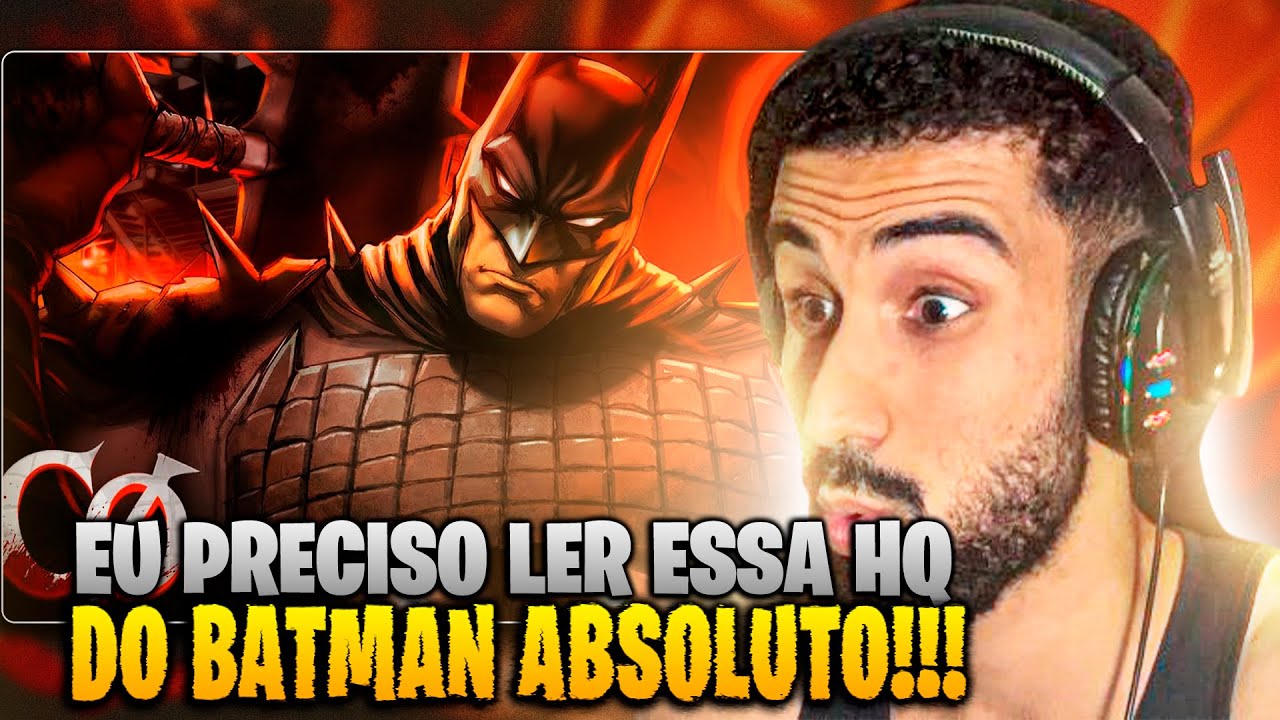 JORGE REACTS Batman Absolute (DC Comics) | Absolute Preparation - Coliado