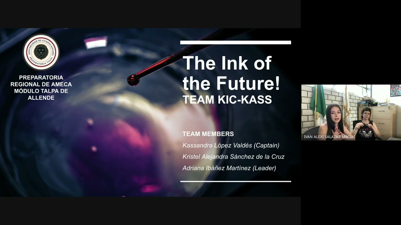 The ink of the future - Kic-ass team, 7th Mexican Chemistry Tournament