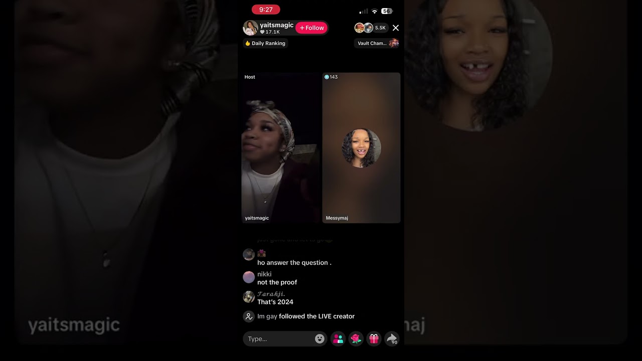 MESSYMAJ AND MAGIC HAVING A HEATED ARGUMENT / DISAGREEMENT ON MESSYMAJ LIVE PART 2 02-3-2026